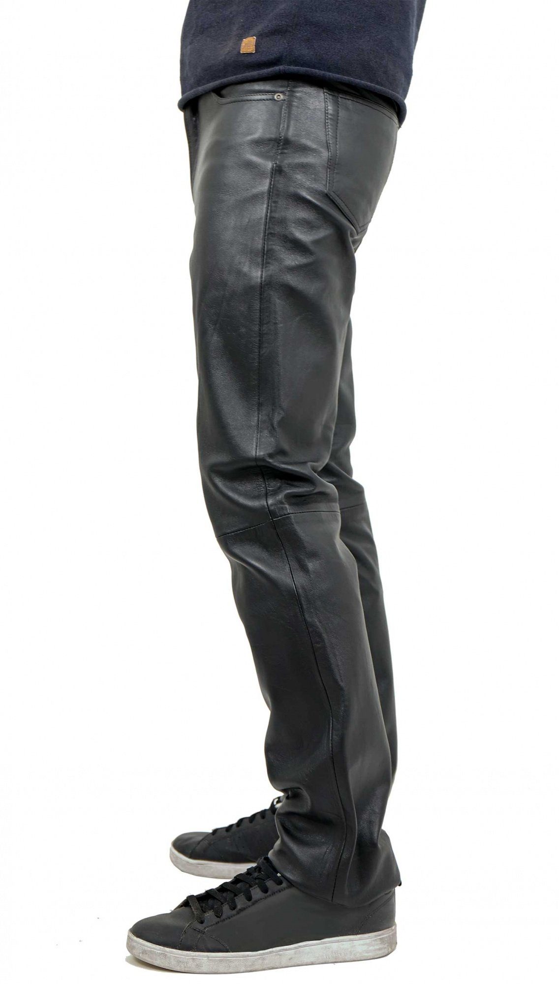 Maddox Lederhose Maddox - Herren Lederhose Lammnappa schwarz