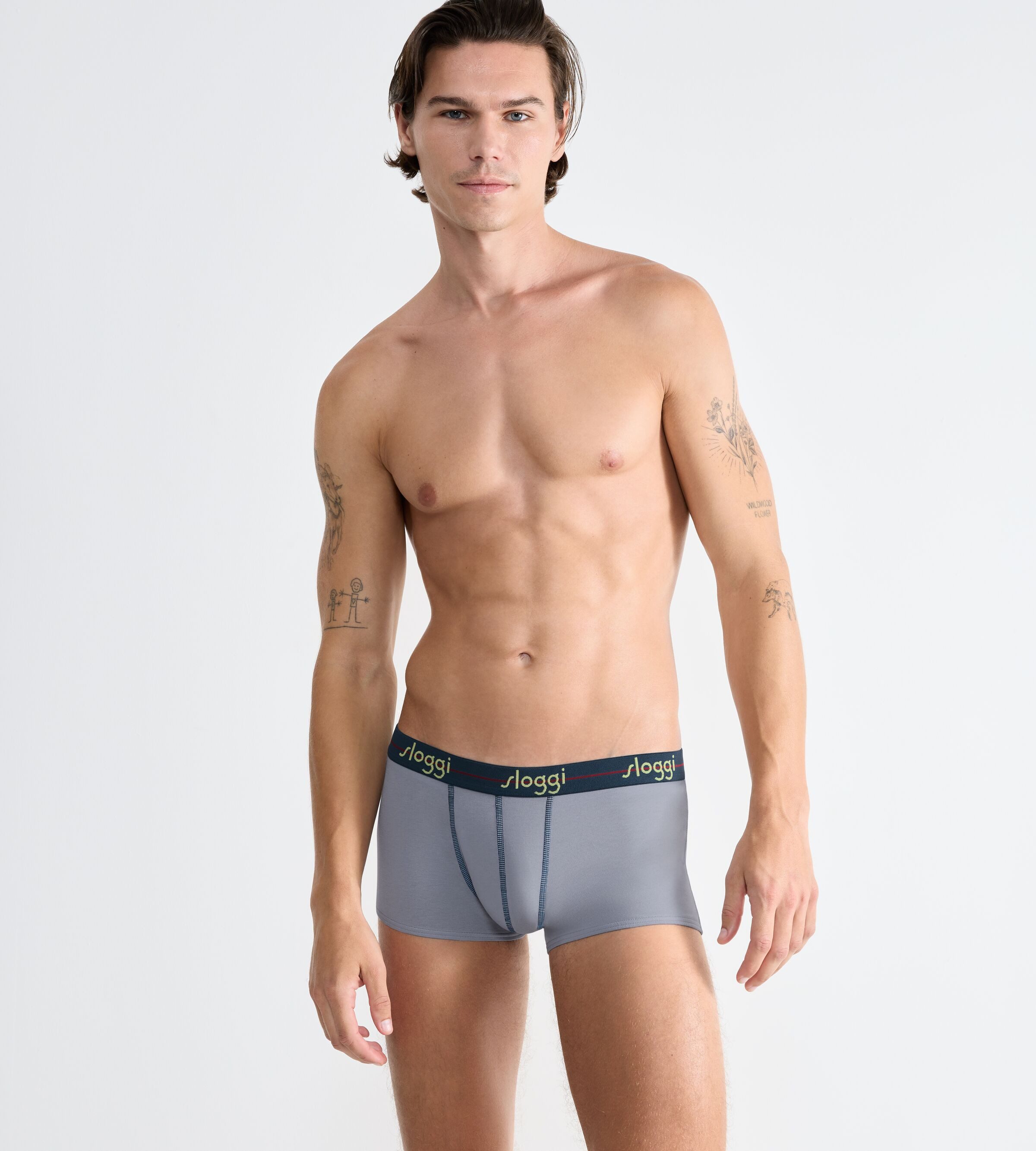 sloggi Hipster men Start (2er Pack) ohne Eingriff, weicher Logobund, Cotton-Mix