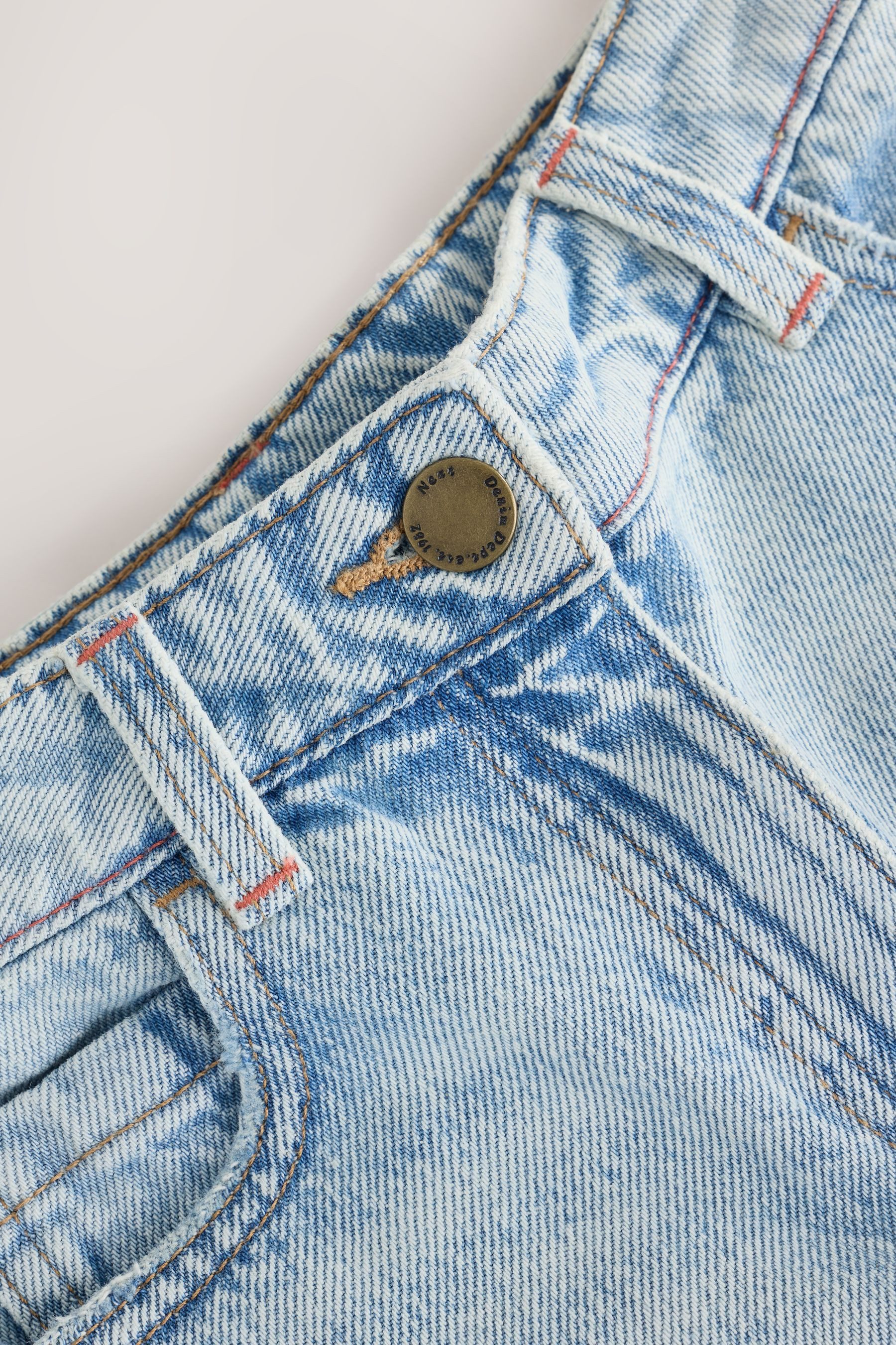 Next Weite Jeans Bestickter Jeans mit weitem Bein (1-tlg) – Bild 4 von 5