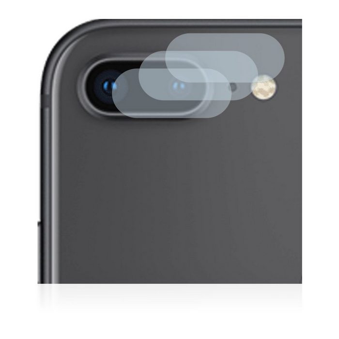 BROTECT flexible Panzerglasfolie für Apple iPhone 8 Plus (NUR Kamera) Displayschutzglas 3 Stück Schutzglas Glasfolie klar