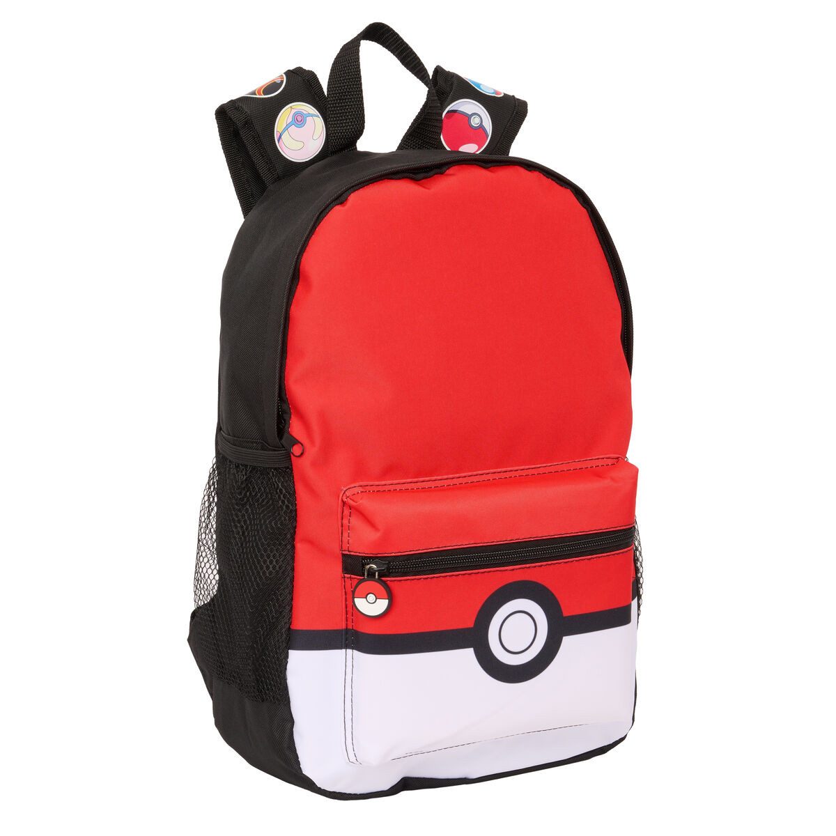 POKÉMON Schulrucksack, Schulrucksack Pokémon Schwarz Rot 28 x 40 x 12 cm