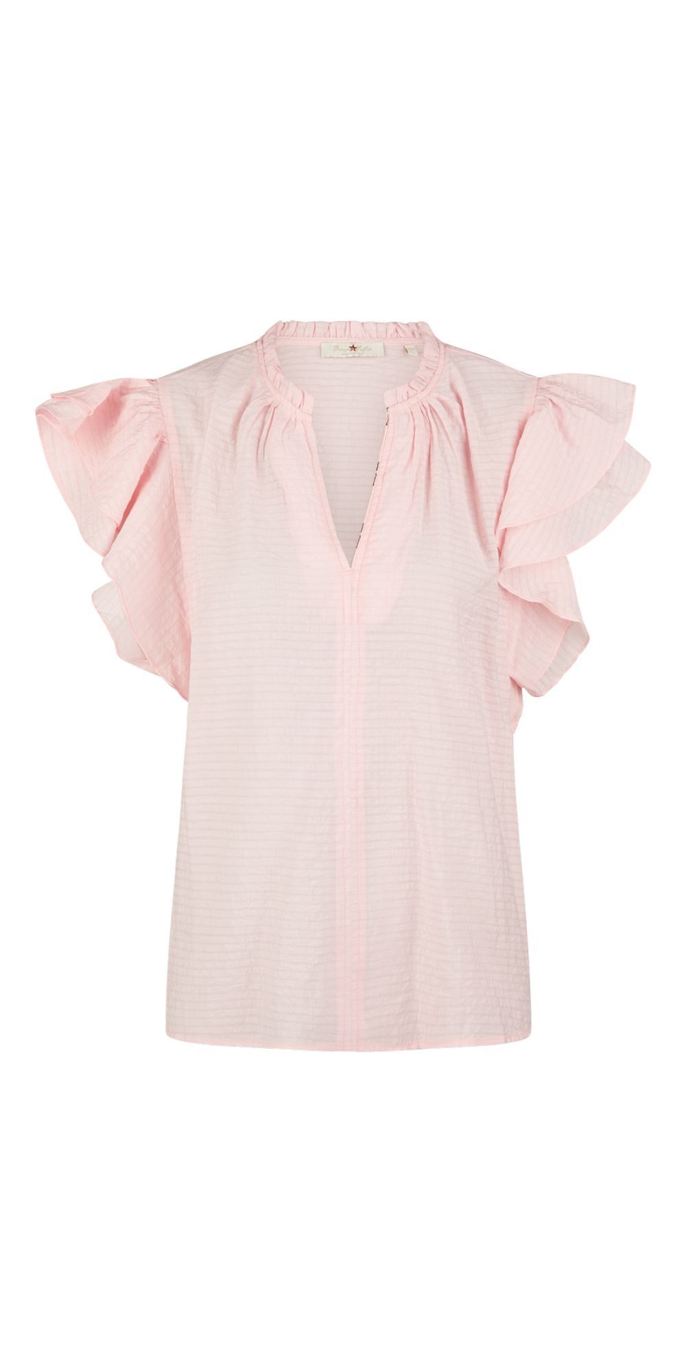 Buena Vista Блузкиtop - Kurzarmbluse Rüschen