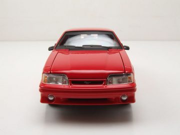 Maisto® Modellauto Ford Mustang SVT Cobra 1993 rot Modellauto 1:24 Maisto, Maßstab 1:24