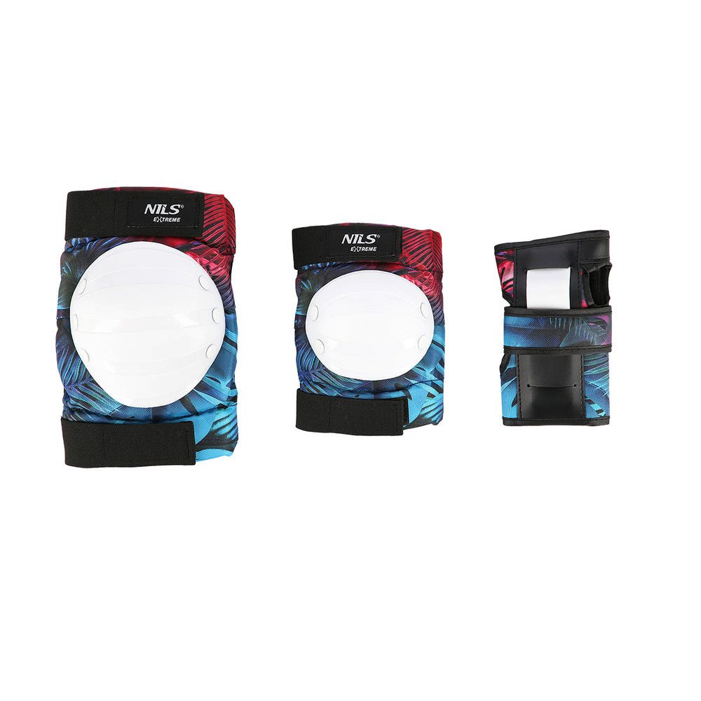 NILS EXTREME Schutz-Set Schonerset Knieschützer Ellenbogenschützer, 6-teilig, Hartschale, Klettverschluss