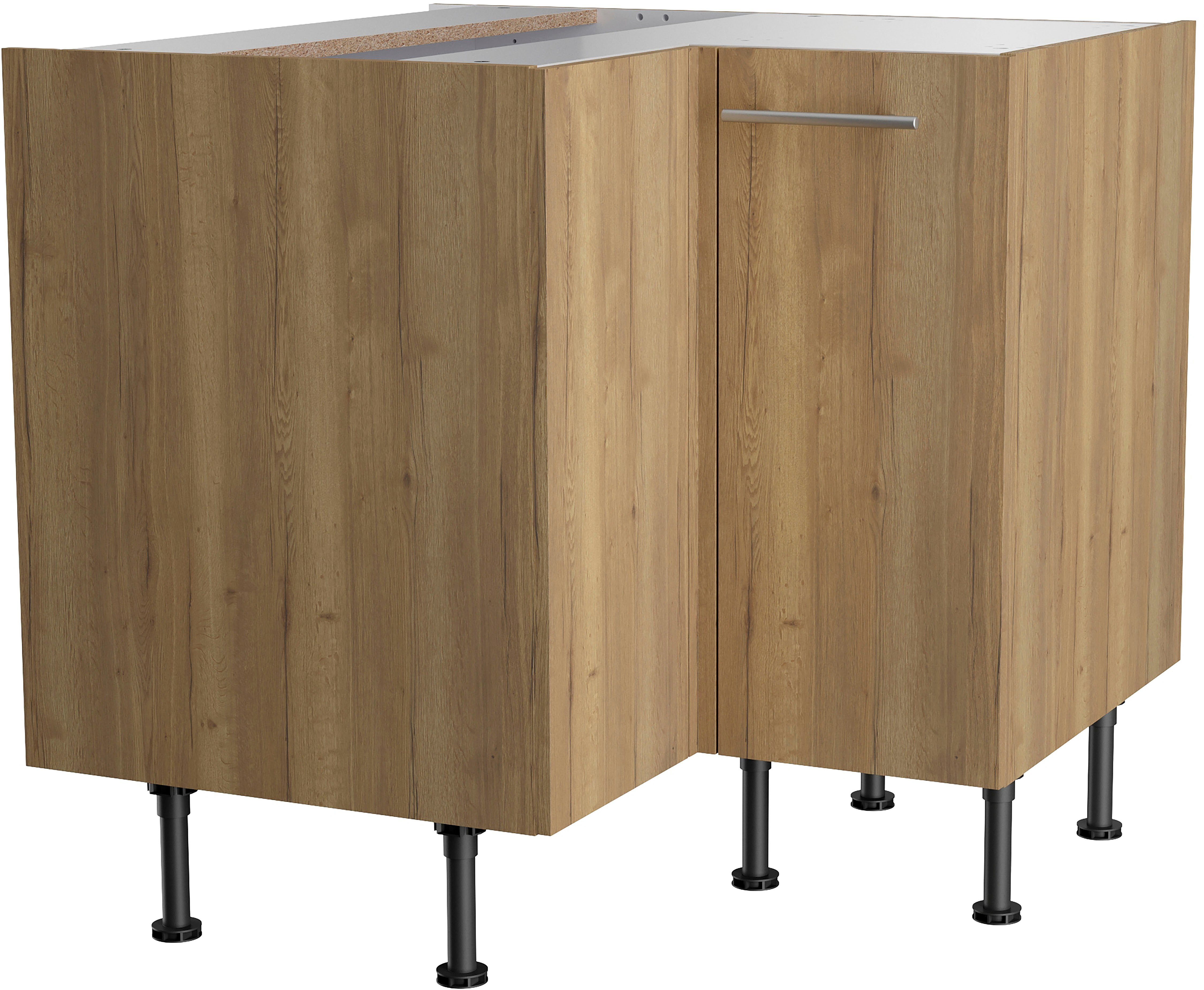 Klara OPTIFIT cm Eckunterschrank 90 x 90 | Breite wildeiche wildeiche