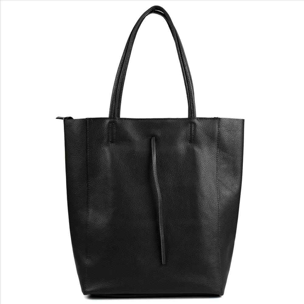 Sa-Lucca Schultertasche Damen echt Leder Shopper mit Reißverschluss in viel günstig online kaufen