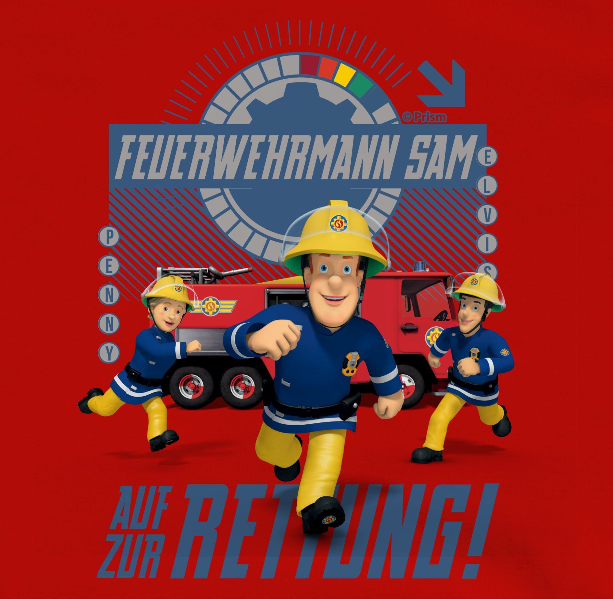 Shirtracer Hoodie Auf zur Rettung Feuerwehrmann Sam Jungen