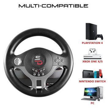 Subsonic Superdrive - Lenkrad Wheel SV200 für Nintendo Switch PS4 Xbox One PC Gaming-Lenkrad