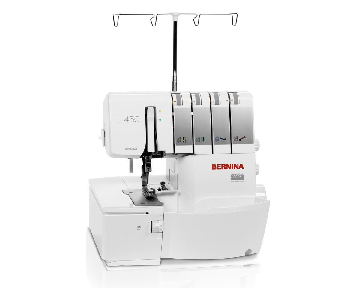 Bernina Nähmaschine Bernina L und 450 Nähen, Schneiden Versäubern Faden-Overlock, 4