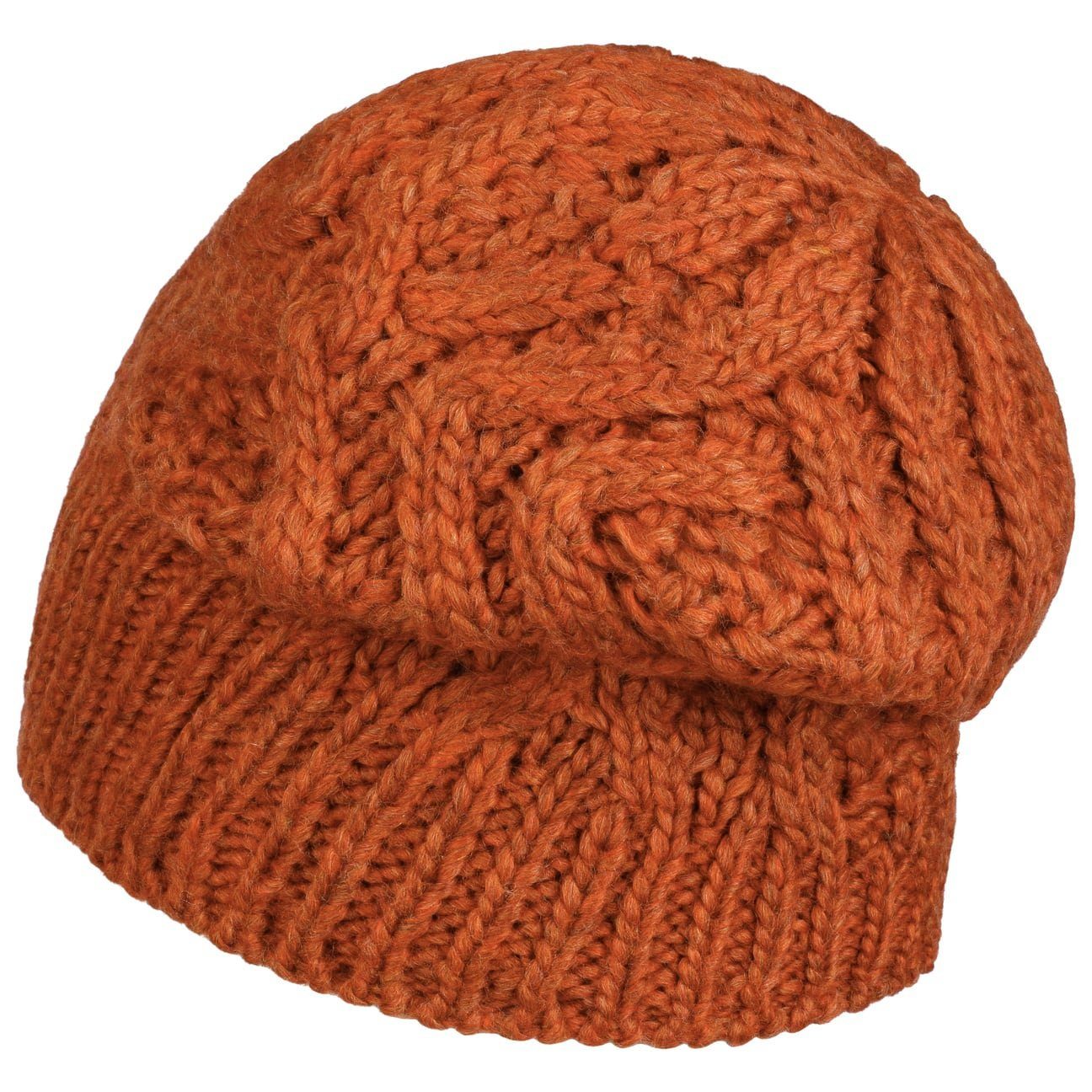 Futter Beanie (1-St) rost Seeberger mit Beanie