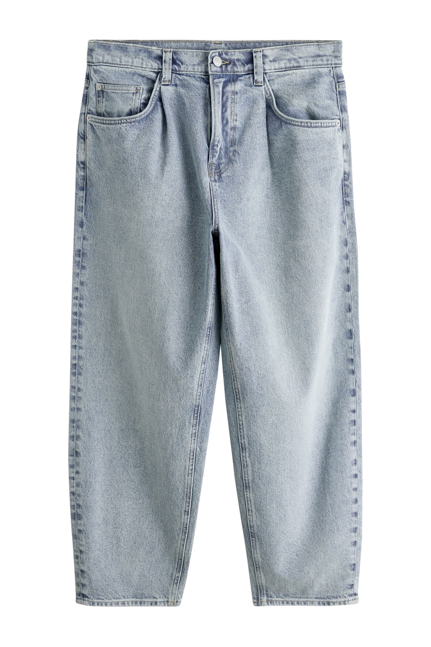 Next Weite Jeans EDIT Jeans mit Bundfalten und Barrel-Bein (1-tlg)