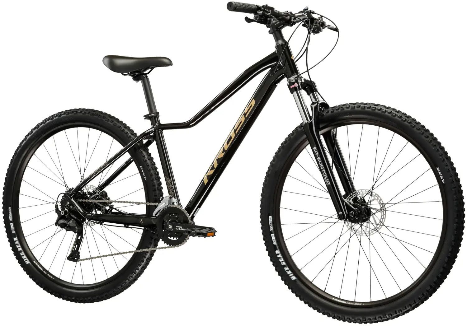 Kross Mountainbike KROSS Mountainbike Hardtail 27,5" LEA 5.0 schwarz 18 Gänge 2026, 18 Gang Shimano CUES U3020 Schaltwerk, Kettenschaltung