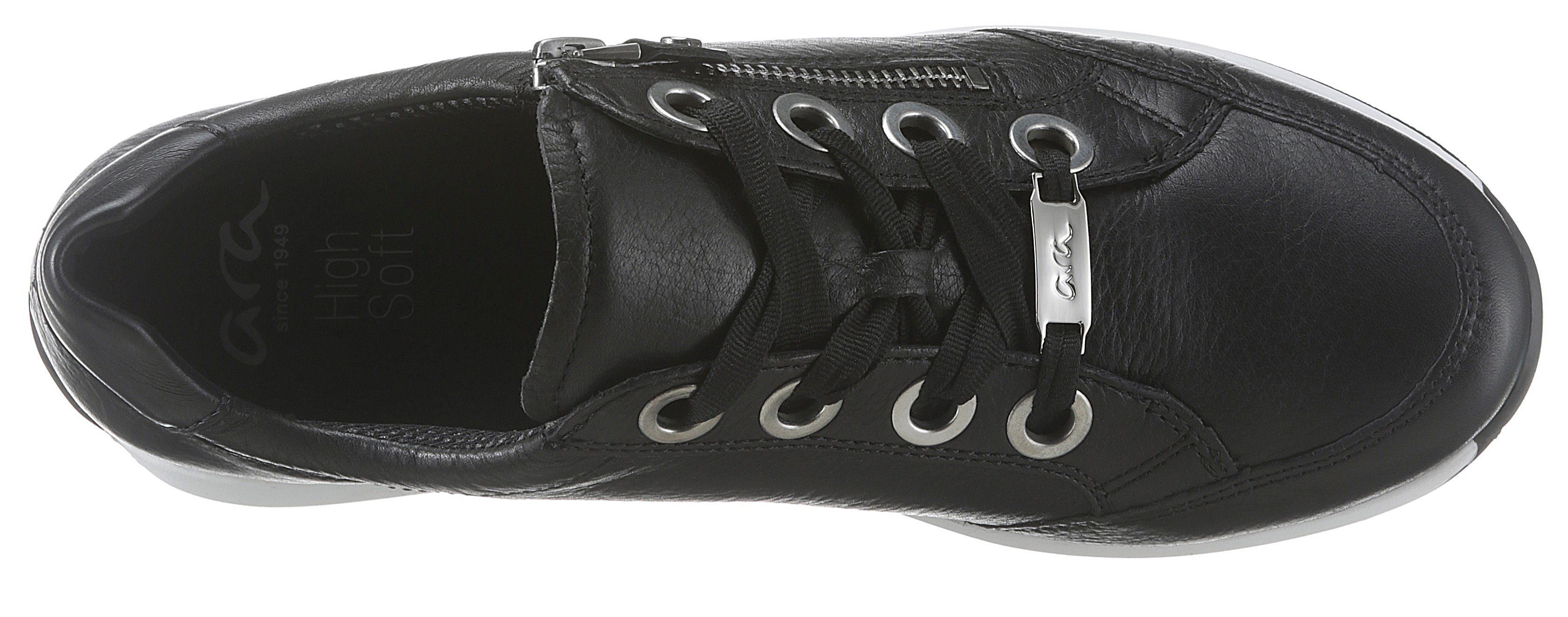 Schuhweite in G bequemer Sneaker OSAKA schwarz Ara