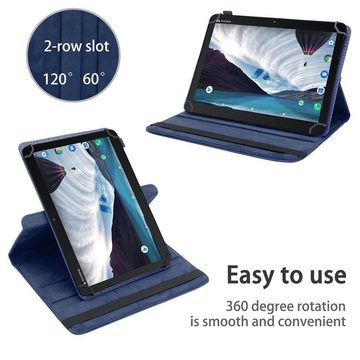 Cadorabo Tablet-Hülle Trekstor Surftab B10 (10.1 Zoll) Trekstor Surftab B10 (10.1 Zoll), Klappbare Tablet Schutzhülle - Hülle - Standfunktion - 360 Grad Case