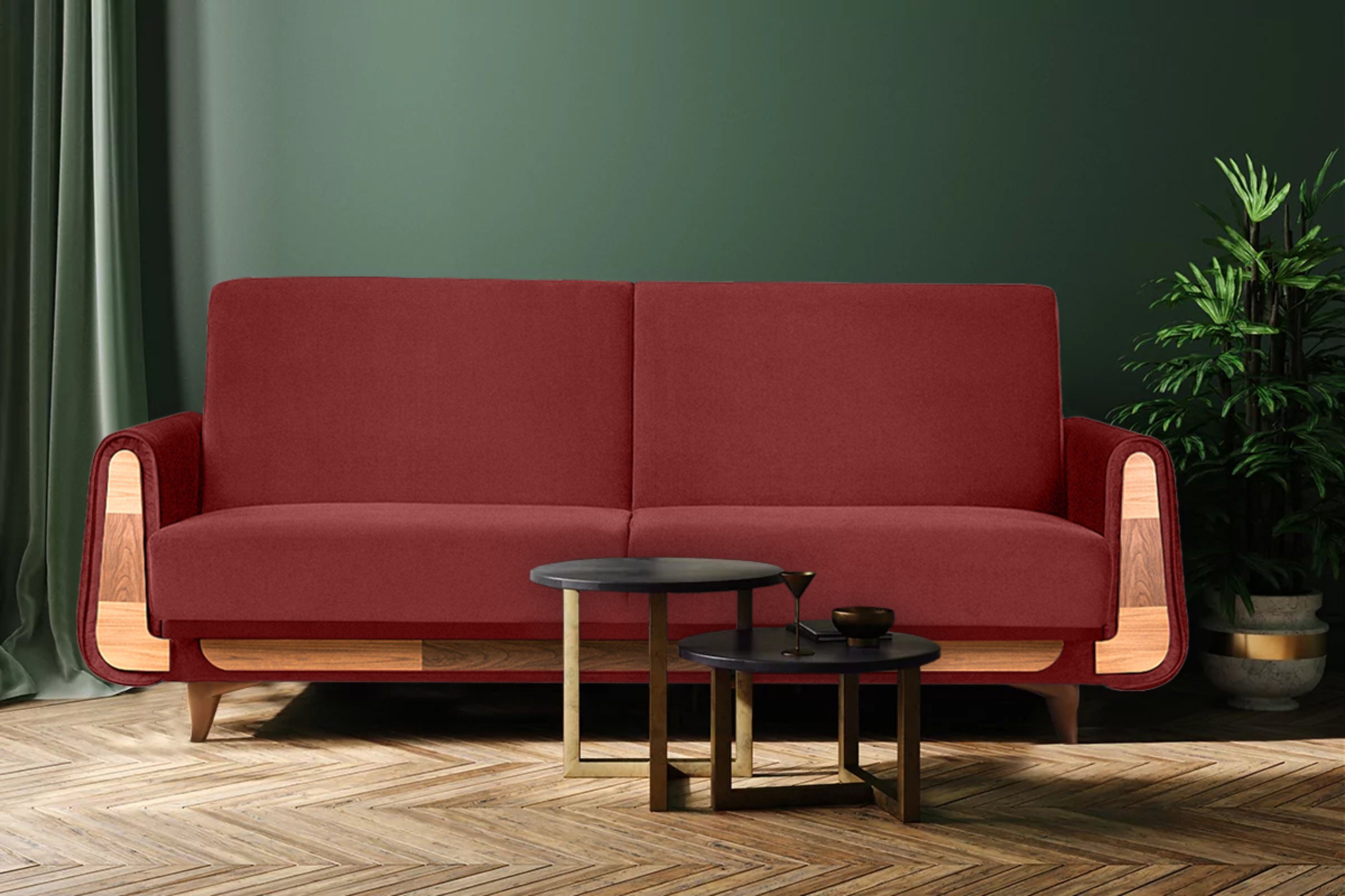 KONSIMO® 3-Sitzer, GUSTAVO, Sofa mit Schlaffunktion, günstig online kaufen