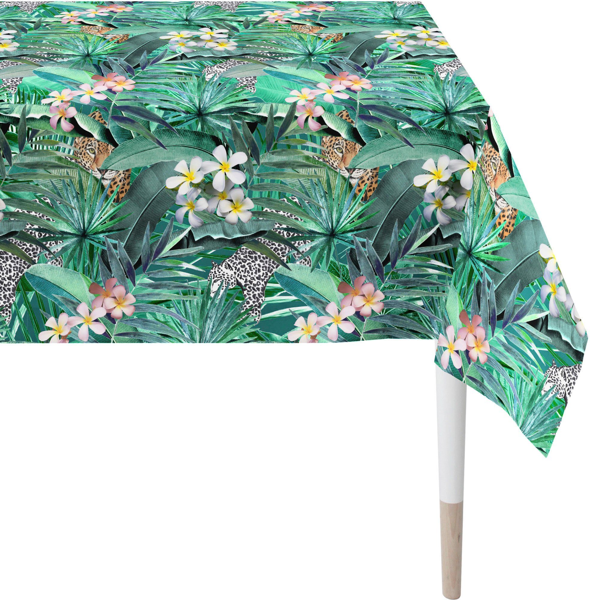 APELT Tischdecke 6852 SUMMERTIME, Sommerdeko, Sommer (1-tlg), mit tropischem Motiv, Digitaldruck