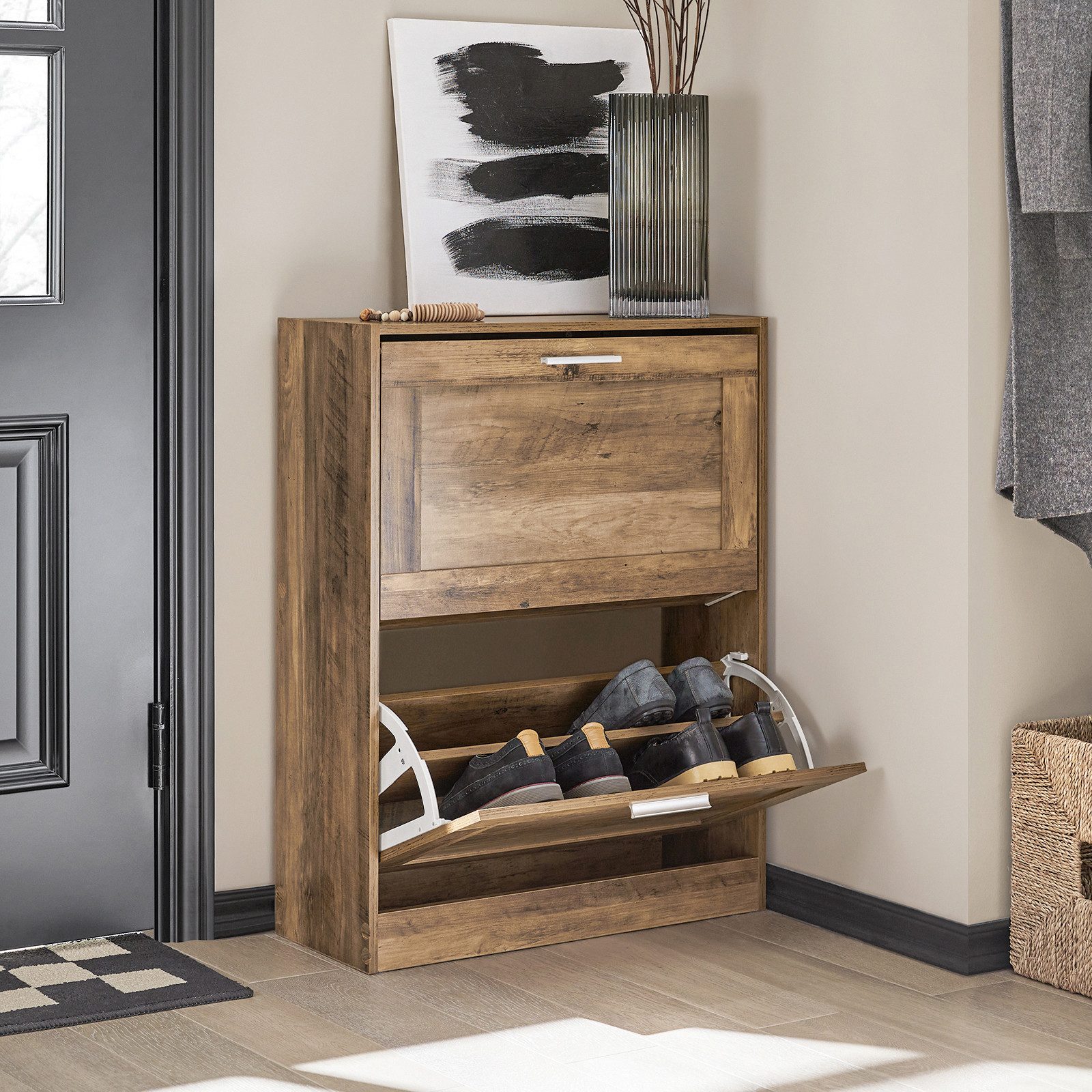 SoBuy Schuhschrank FSR137, Schuhkipper Schuhablage Schuhregal Schuhkommode günstig online kaufen