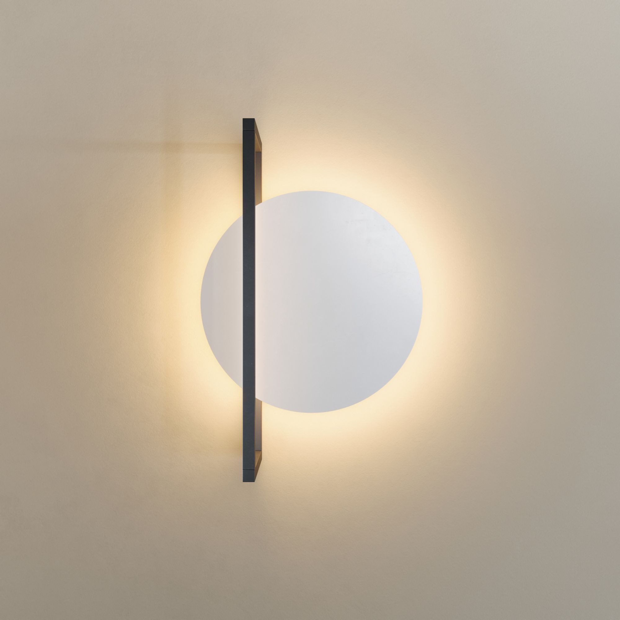 s.luce Wandleuchte Artus Wandleuchte Weiß, Warmweiß