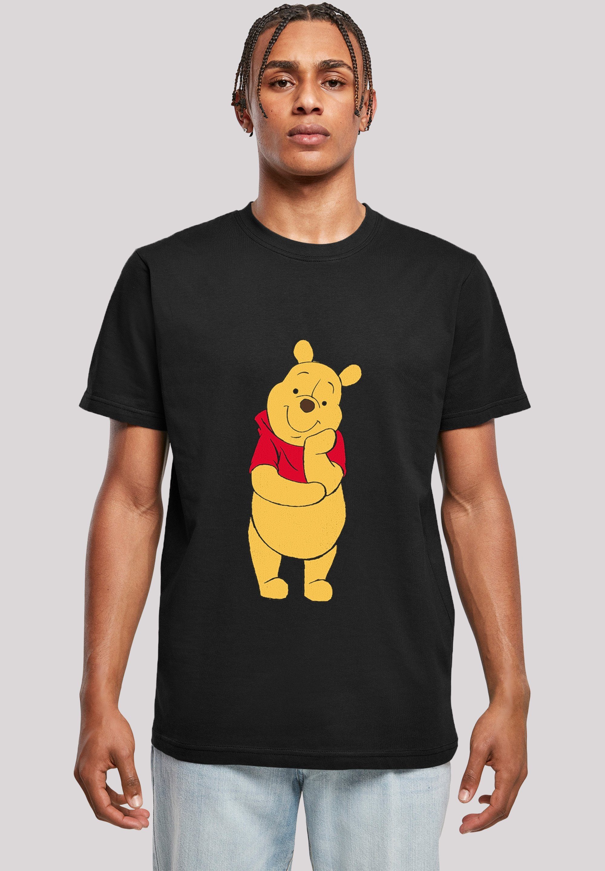 F4NT4STIC T-Shirt Disney Winnie The Pooh Classic Herren,Premium Merch,Regular-Fit,Basic,Bedruckt schwarz