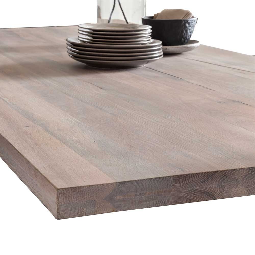 Pharao24 Esstisch Belliona, aus Massivholz