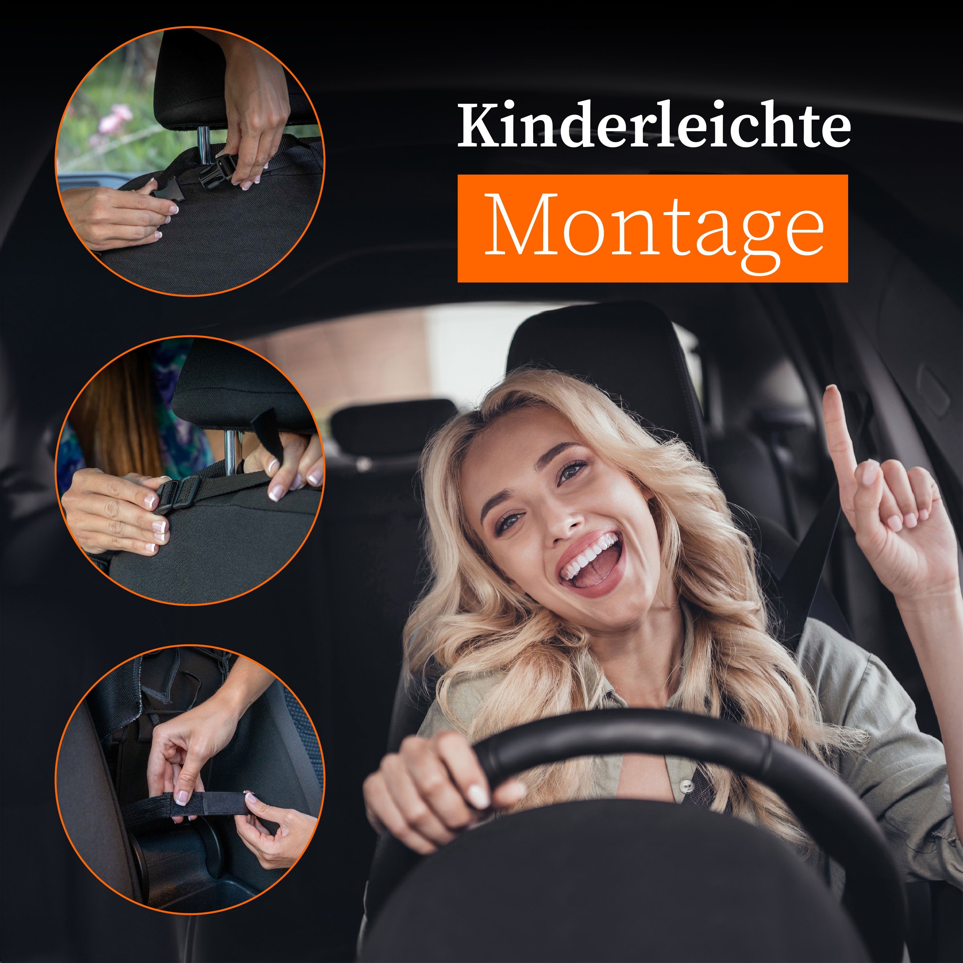 Rücksitzorganizer Handtaschen), Bling Inklusive Multifunktionale (Organizer Frauen Auto Untersetzer Autositz-Tasche, Upgrade4cars Getränkehalter Innenraum Auto-Zubehör Glitzer Handtaschenhalter für