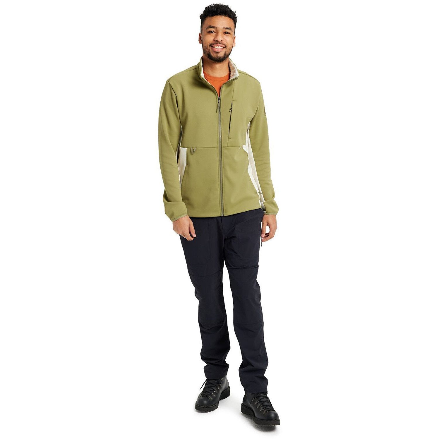 Burton Longsleeve Pullover M MULTIPATH FLEECE FULL ZIP