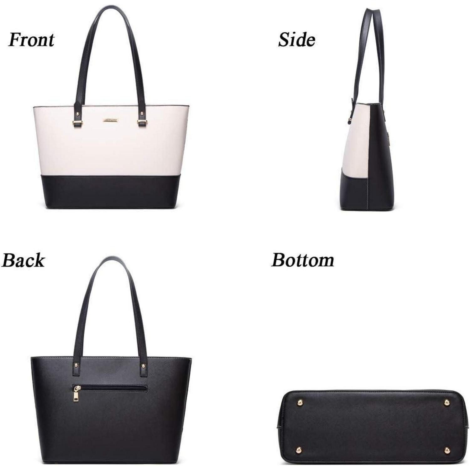 LuxusKollektion Handtasche Damen Handtasche Tote Schultertasche Umhängetasche Geldbörse 4-teilig