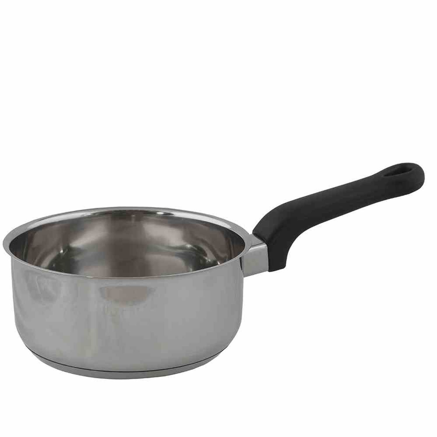 Karl Krüger Kasserolle Stieltopf 16cm Kochen Kochutensilien Herd Küche  Küchenhelfer Braten Su, Edelstahl