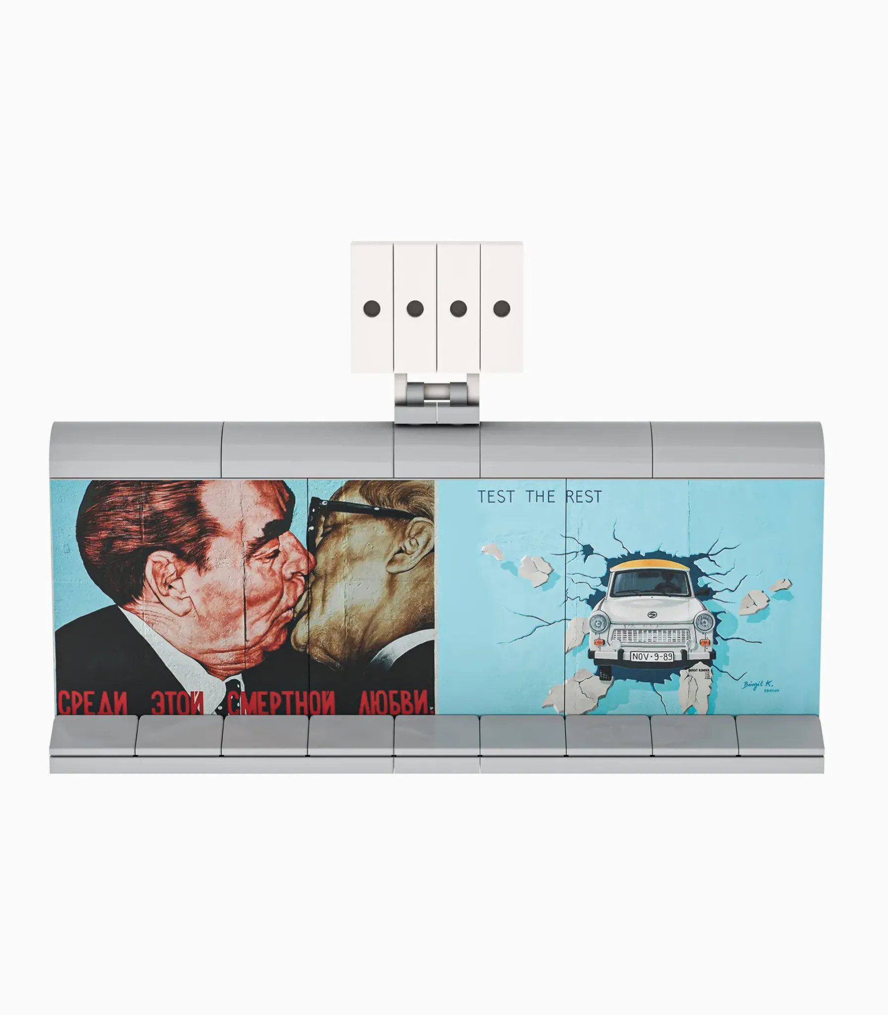 BRYX East Side Gallery Konstruktionsspielsteine, (50 St), Architekturmodell mit 50 Teilen