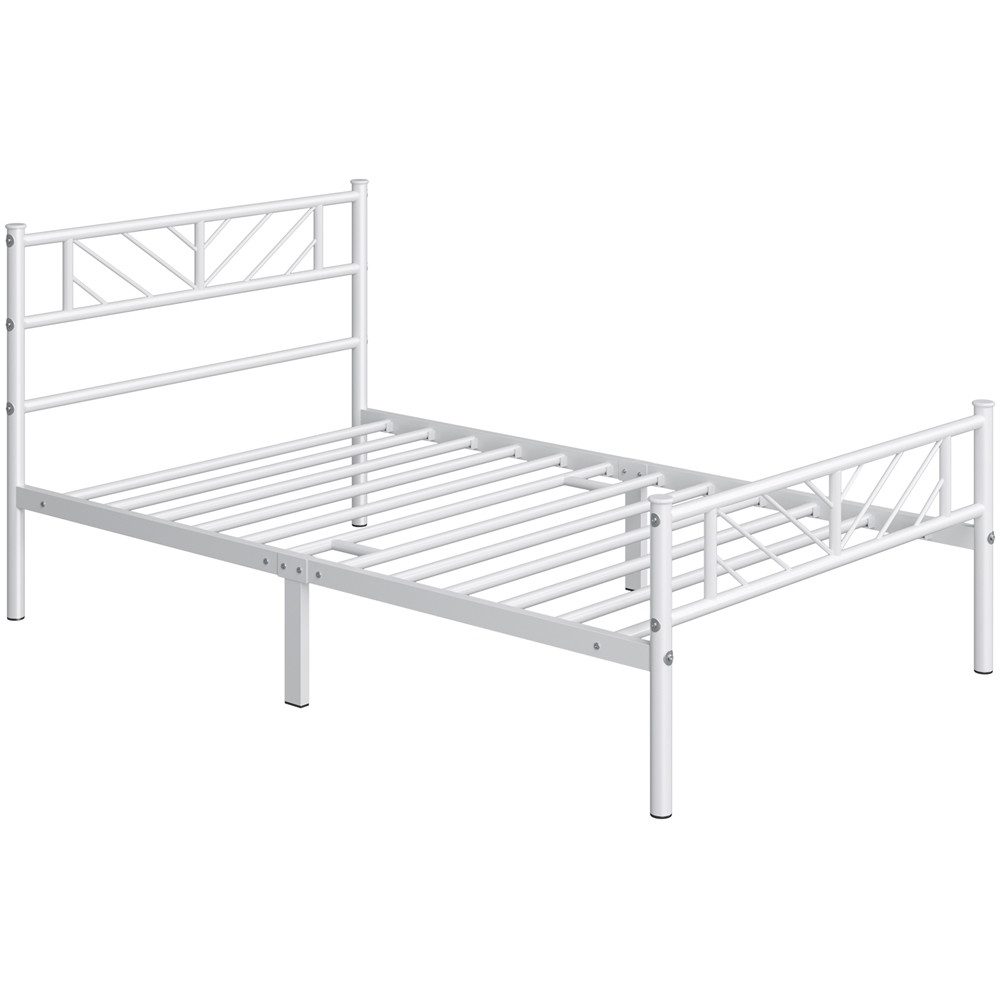 Yaheetech Metallbett Bettgestell 90x190/90x200/140x200cm, Minimalistischer günstig online kaufen