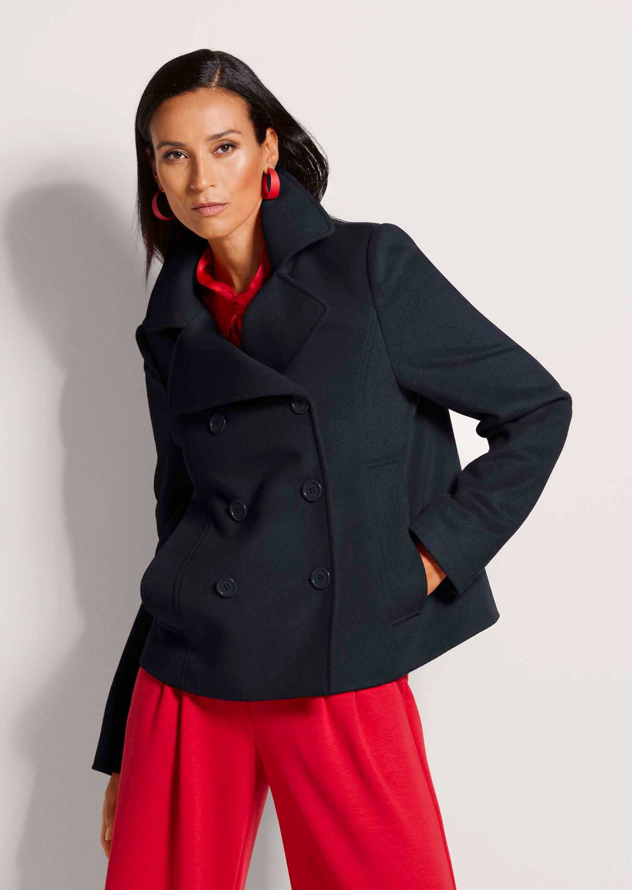 MADELEINE Outdoorjacke Elegante Caban-Jacke mit Taschen günstig online kaufen