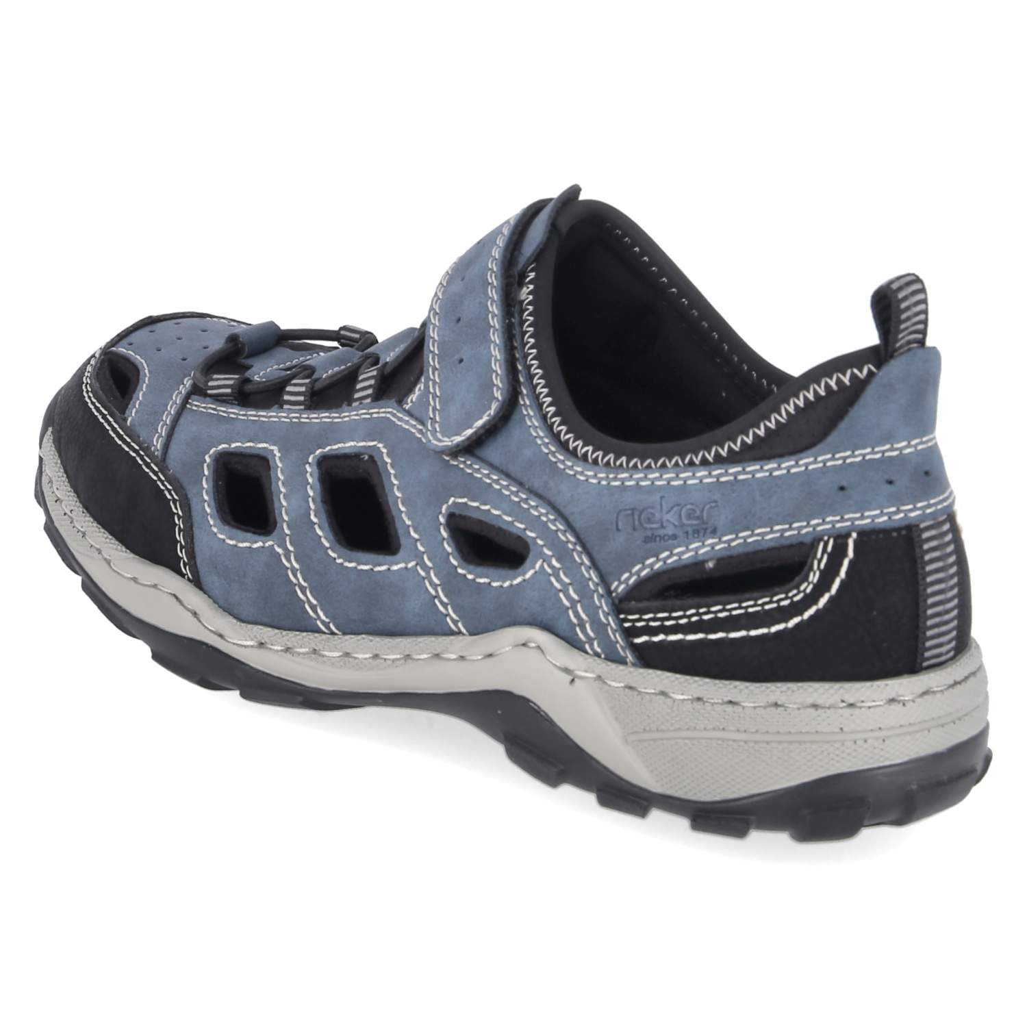 Rieker Rieker Slipper 08063-14 Herren Textil & Synthetik blue Slipper – Bild 3 von 5