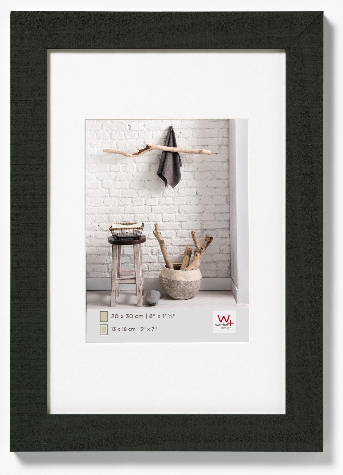 Walther Bilderrahmen Holzrahmen HO318B Home 13x18cm schwarz günstig online kaufen
