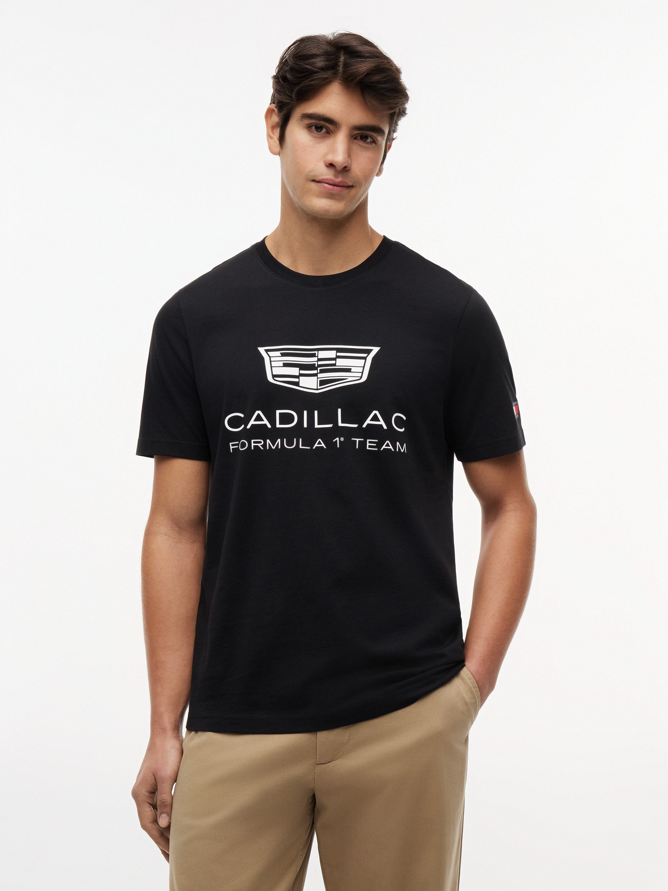 Tommy Hilfiger T-Shirt TH X Cadillac Formula 1 Team SHIELD regular fit – Bild 2 von 5