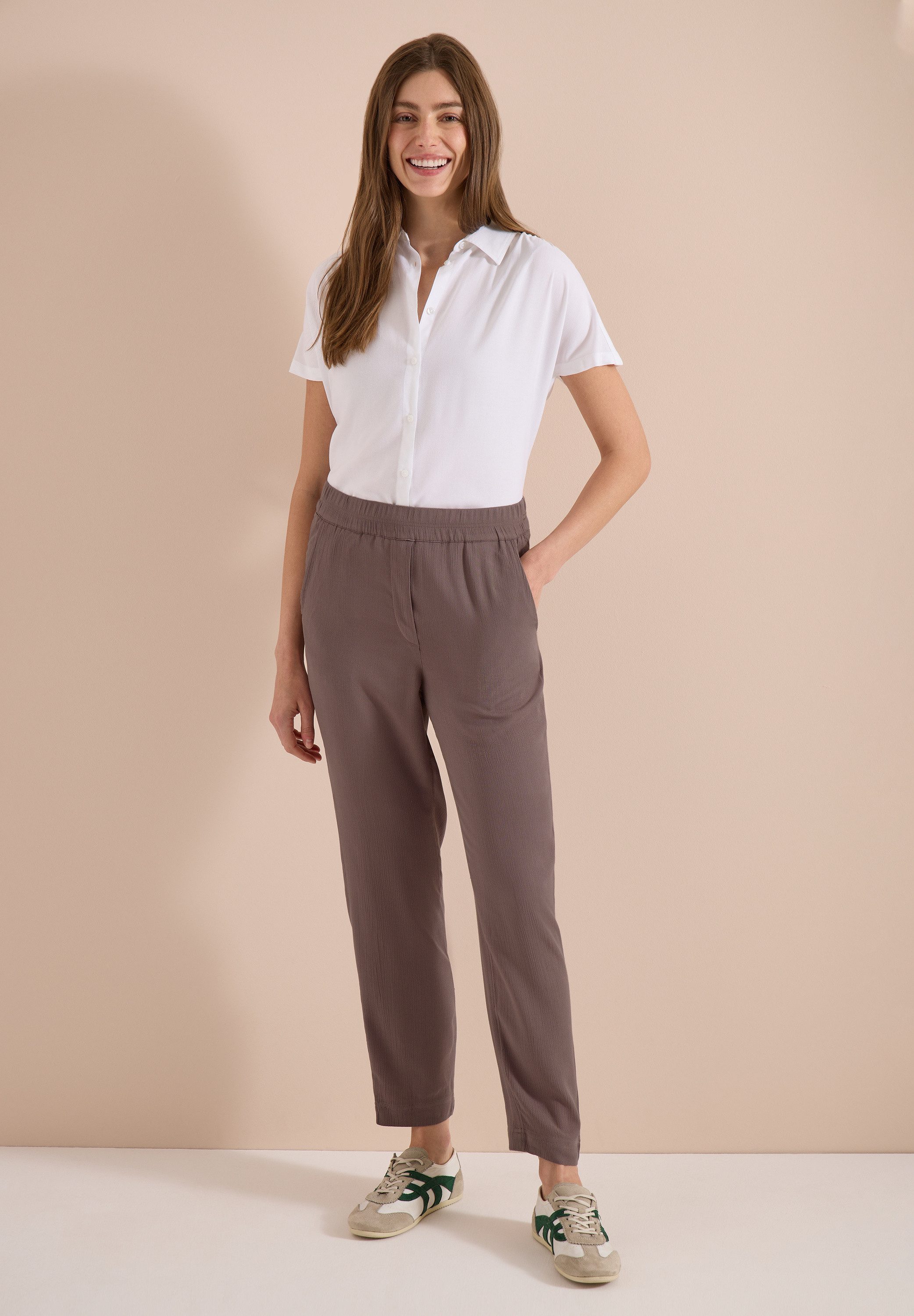 CECIL Stoffhose Middle Waist