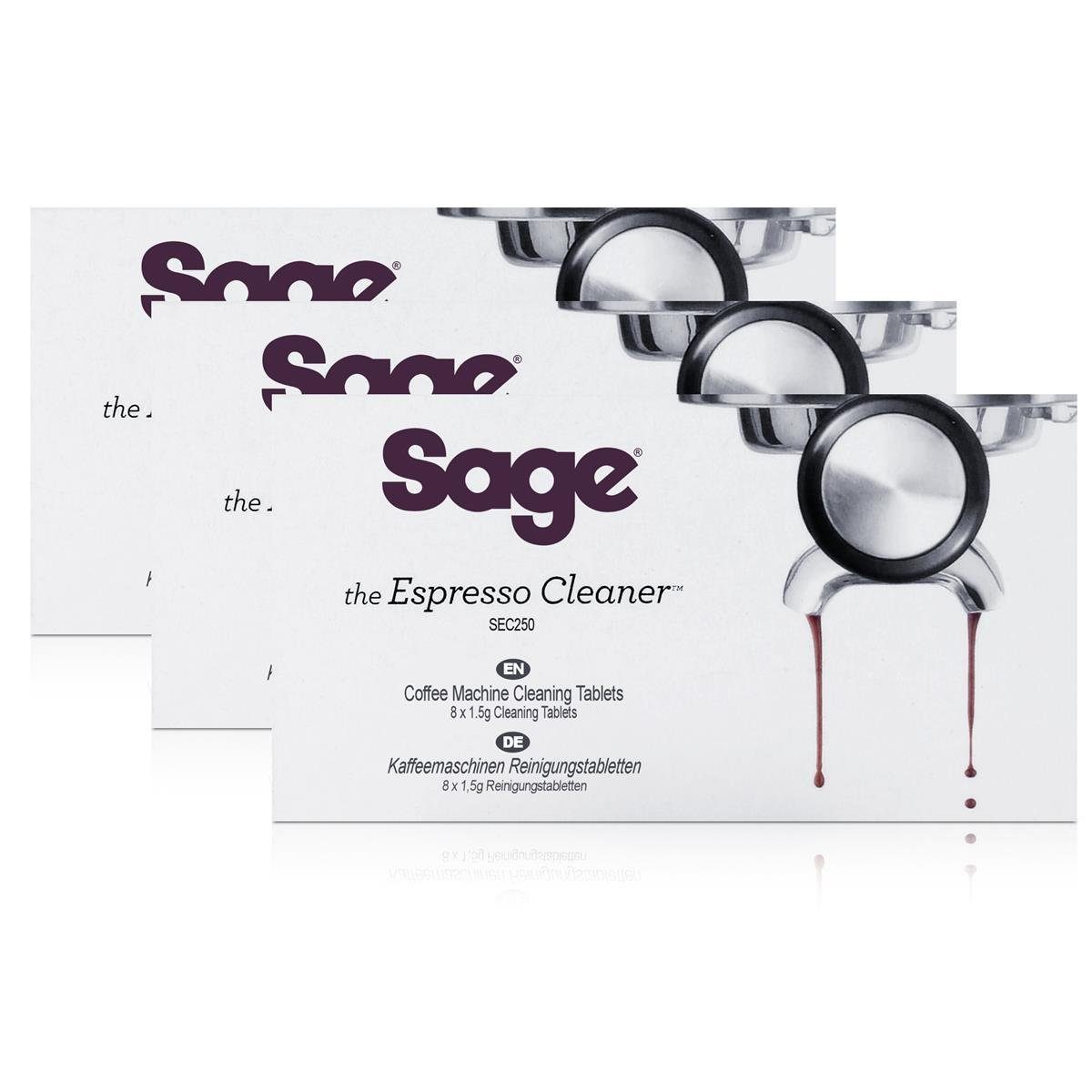 Sage Espresso Appliances SEC250 Reinigungstabletten (3 Cleaning Sage Reinigungstablette Tablets