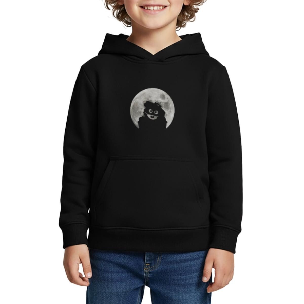 Hoodie Sesamstraße Oskar In Einer Vollmondnacht Kinder Premium Hoodie