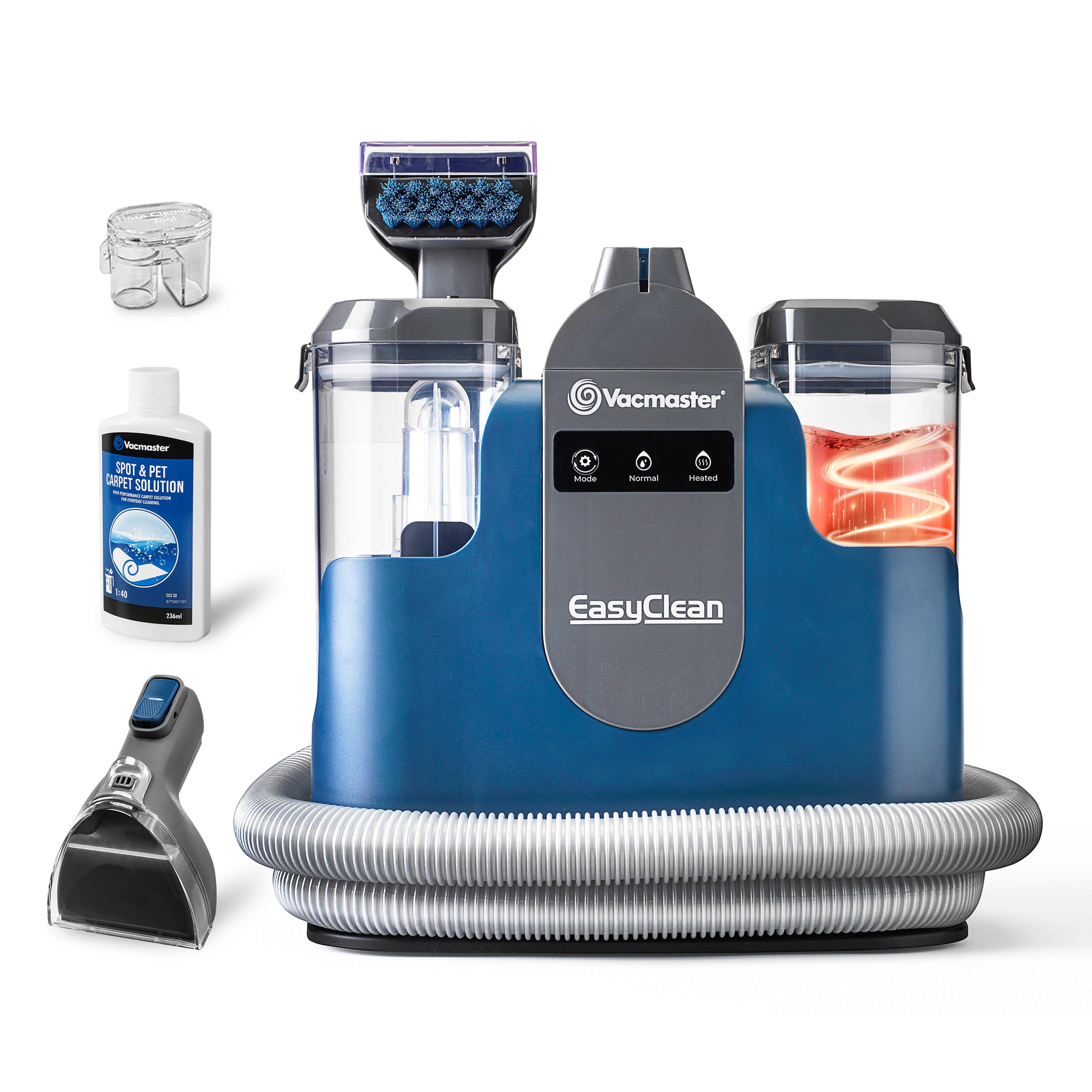Vacmaster Wasch-Sauger Erhitzt Waschsauger, Teppichreiniger, Polsterreiniger Gerät, 500W, 500 W, beutellos, Reinigungsgerät für Teppich, Polster, Auto, Sofa Flecken