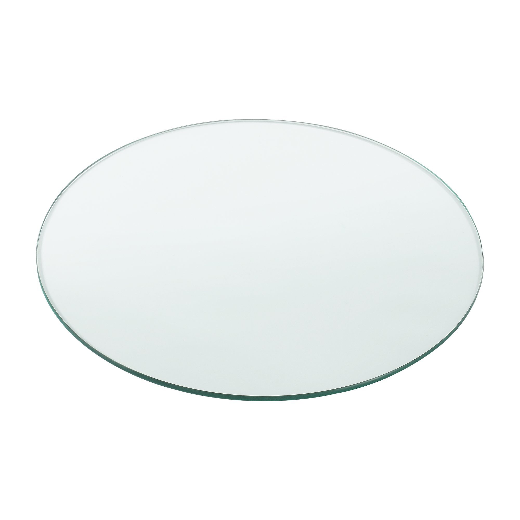 neu.haus Tischplatte, »Glasgow« Glasplatte ESG Sicherheitsglas 8mm Ø 50 cm Transparent