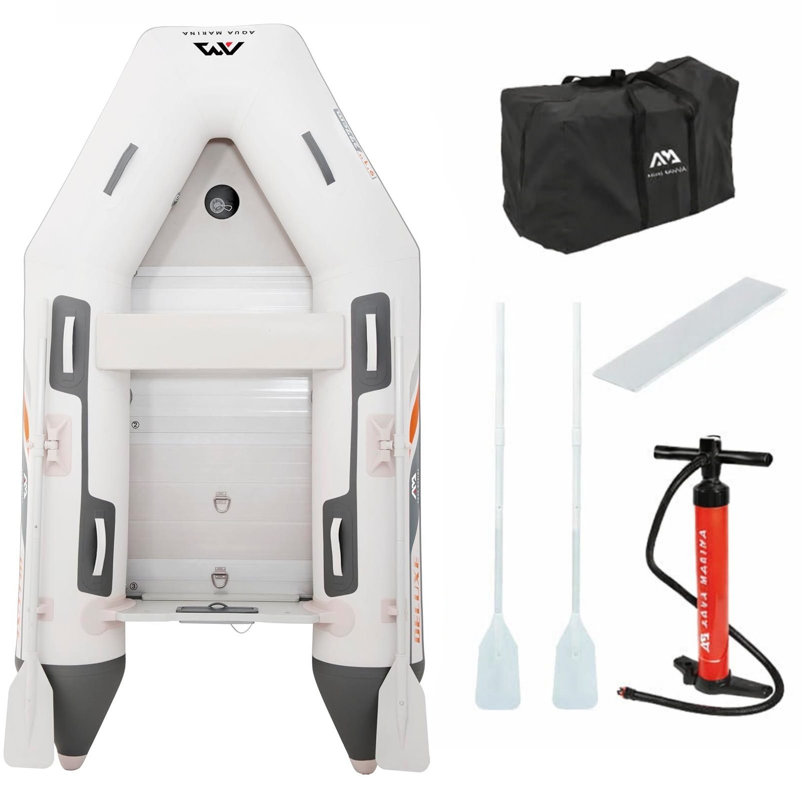Aqua Marina Dinghi AQUA MARINA Deluxe Schlauchboot 2,77m Aluboden 3 Personen Beiboot