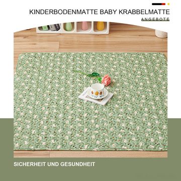 Kinderteppich Kinder Matte Faltbar Spielmatte Baby Krabbelmatte, MAGICSHE