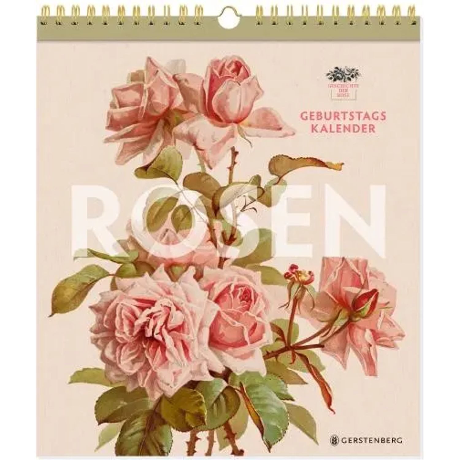 Gerstenberg Verlag Geburtstagskalender Geschichte der Rose Geburtstagskalender
