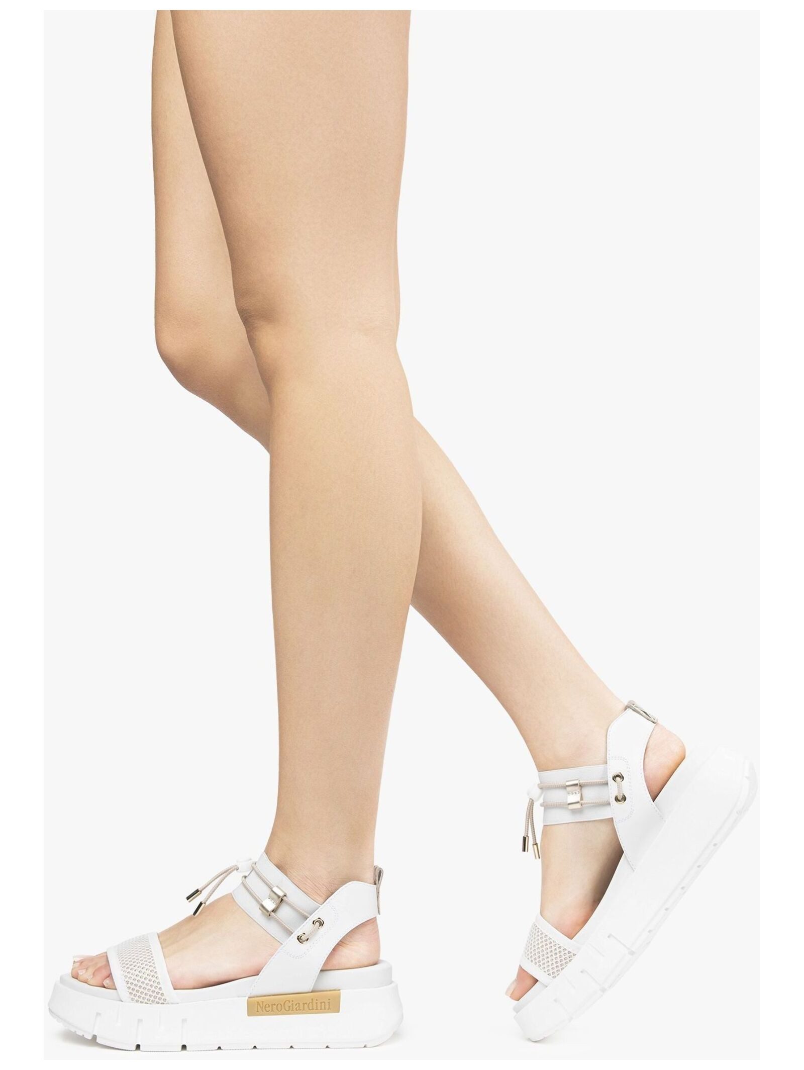 Nero Giardini Nero Giardini Sandalen Lederimitat/Textil Riemchensandale