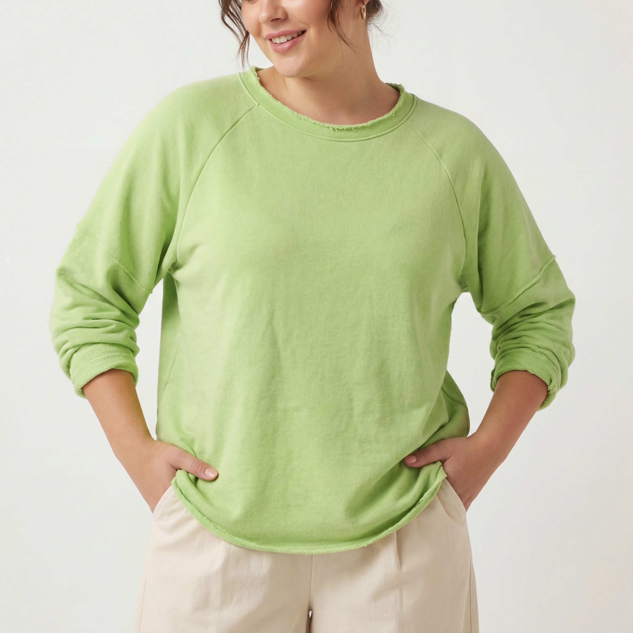 OriginalYou Sweatshirt Damen Langarmshirt Baumwoll Strand Sweater One Size 38–42 (oversize/klassisch), 42–46 (oversize/klassisch)