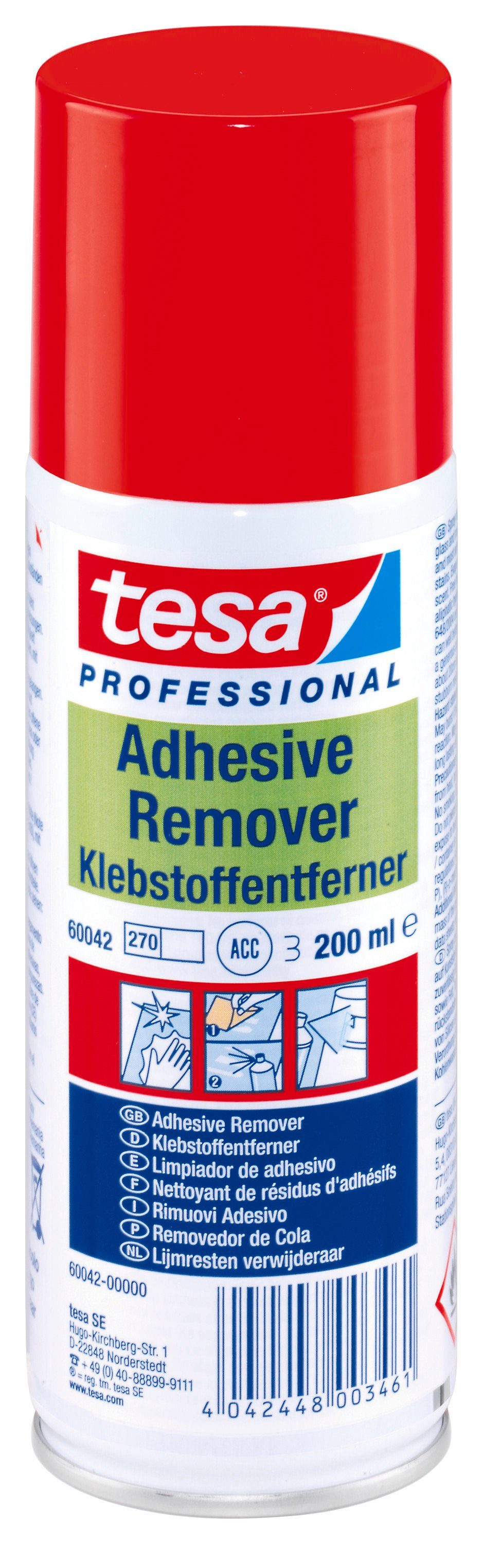 tesa Klebeband tesa® Klebstoff-Entferner 200 ml (Packung, 1-St., 1 x tesa Klebstoff Entferner 200 ml) 200 ml