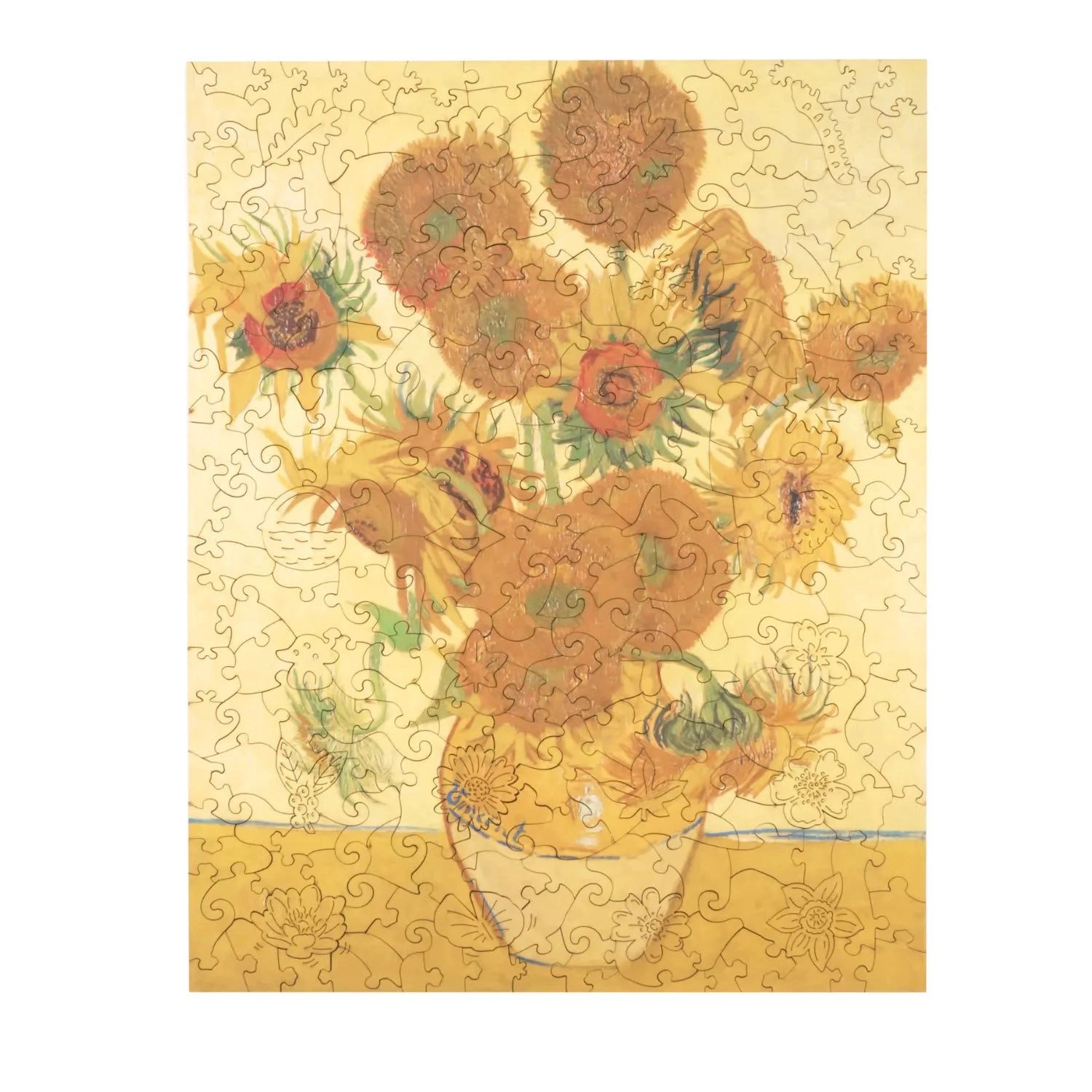 MagicHolz Puzzle Sonnenblumen Vincent van Gogh Holzpuzzle (2D), 250 Puzzleteile, Künstler: Vincent van Gogh