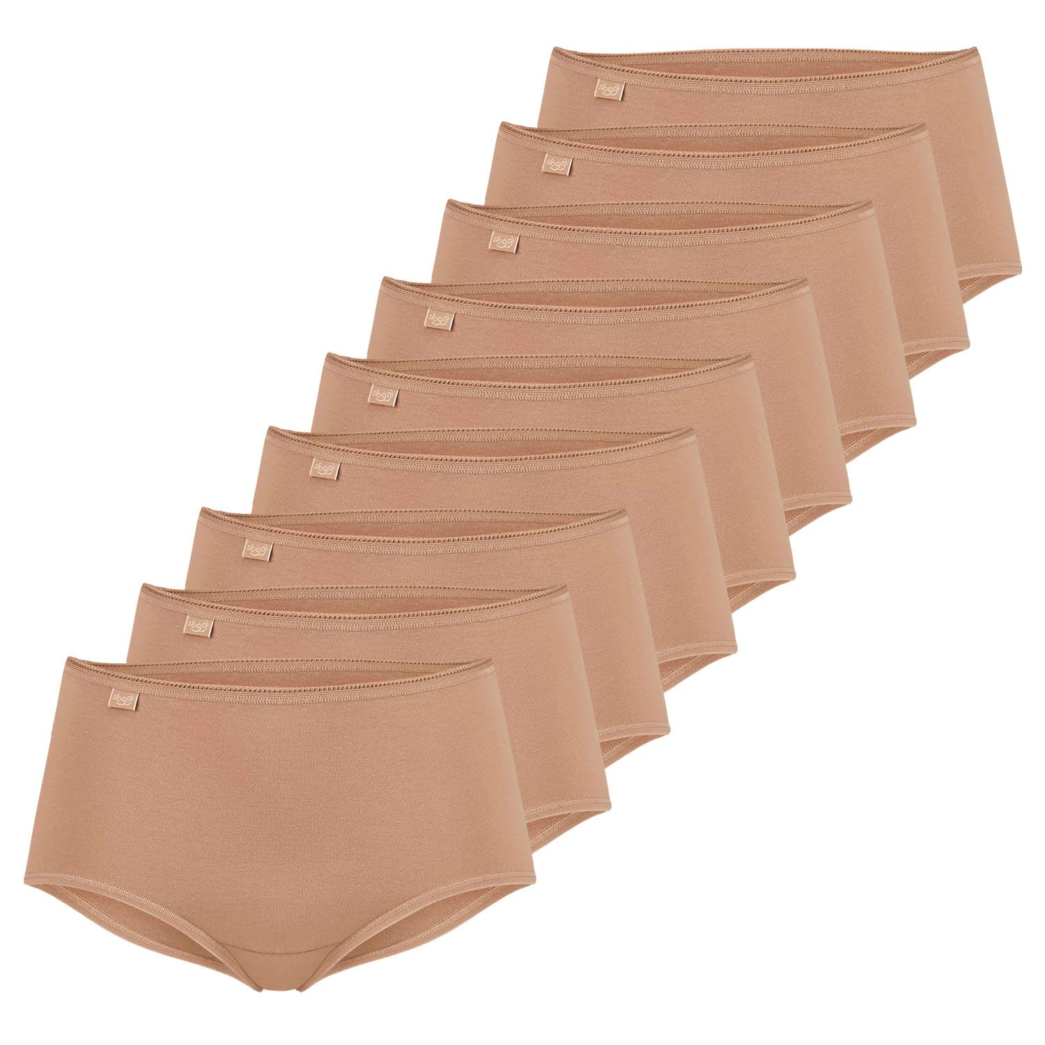 sloggi Slip 24/7 Cotton Midi Slips hüftiger Sitz, breite Seitenpartie, elastischer Bund