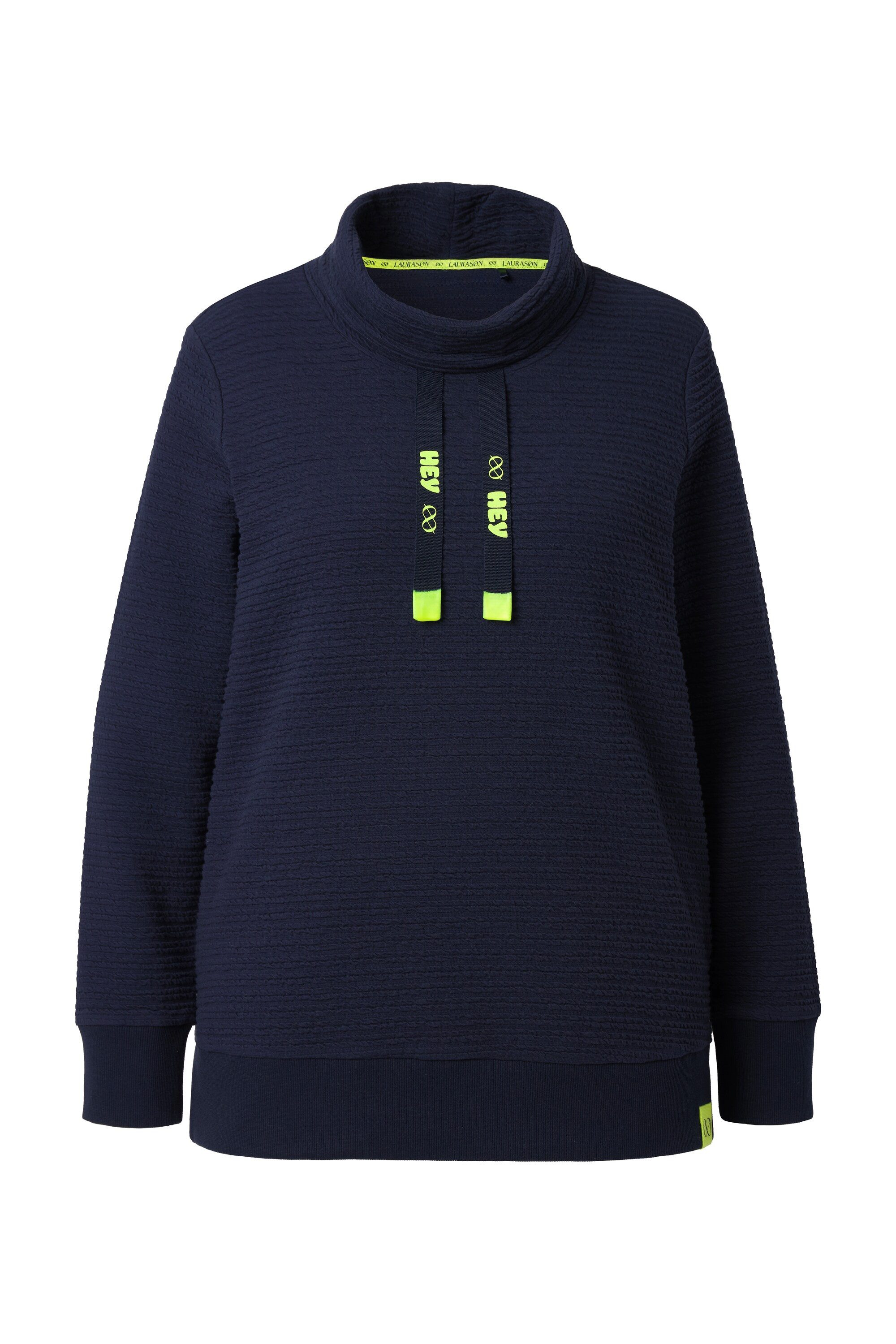 Laurasøn Sweatshirt Sweatshirt Langarm Stehkragen günstig online kaufen