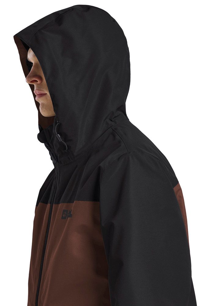 Jack Wolfskin 3-in-1-Funktionsjacke TAUBENBERG 3IN1 JKT M 3in1, wasserdicht, winddicht, Übergangsjacke