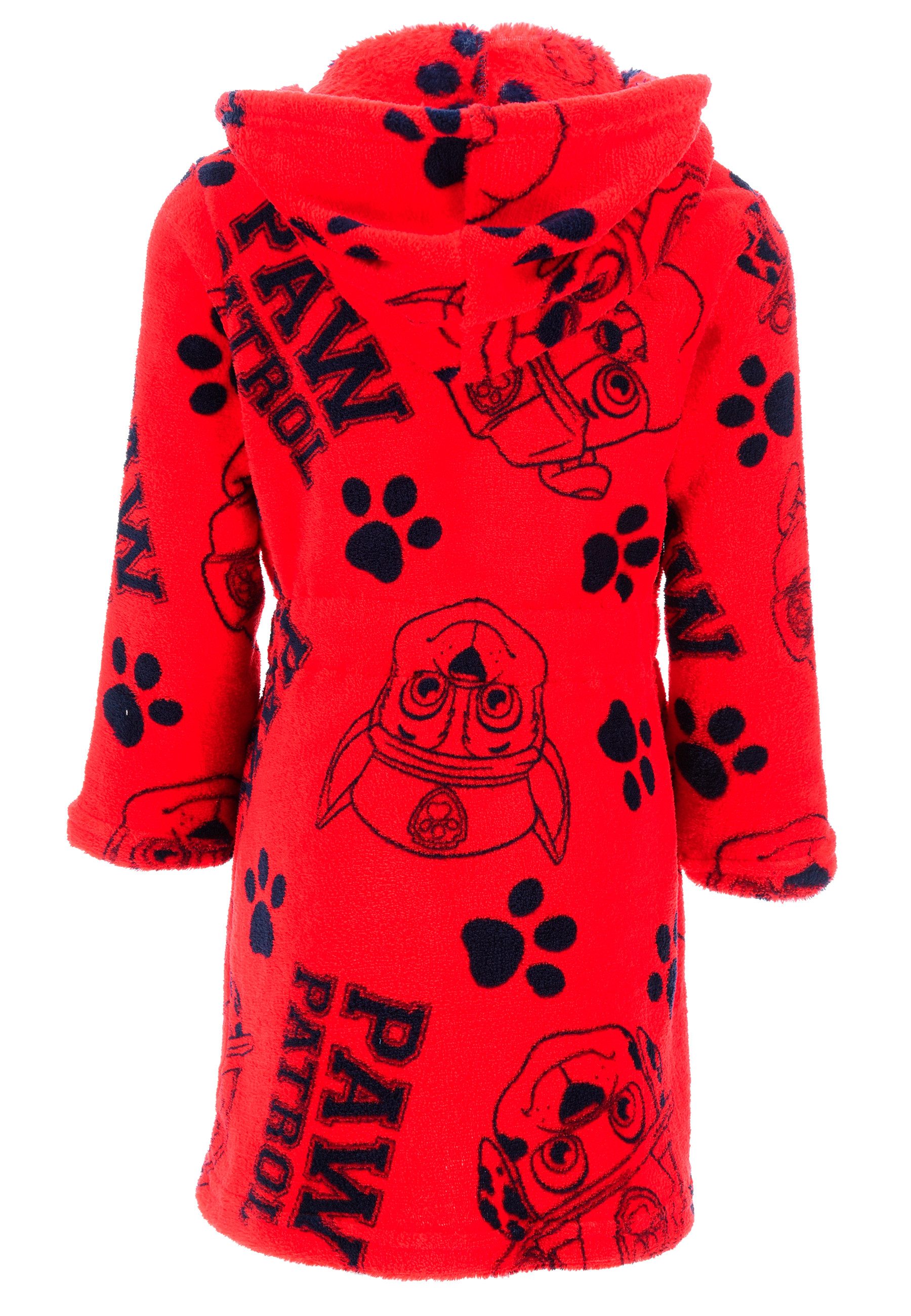PAW PATROL Kinderbademantel Jungen Kinder-Bademantel Morgenmantel